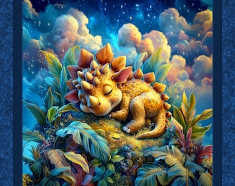 Marshall Dry Goods Dino Dreams 36"x43" panel