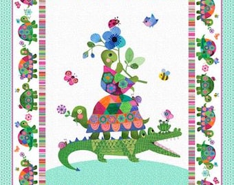 Northcott Topsey Turtles panel