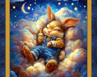 Marshall Dry Goods Bunny Dreams 36"x43" panel