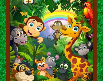 Marshall Dry Goods Jungle Friends