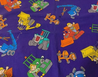 Bob the Builder Trucks BTY Cranston Print 2002