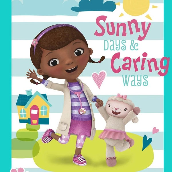 Doc McStuffins - Sunny Days and Caring Ways PANEL from Springs Creative