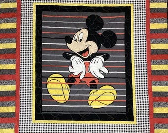 Mickey Mouse finished quilt