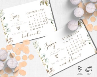 Maid of Honor Proposal | Bridesmaid Card | Bridesmaid Proposal | Maid Of Honor | Boho Wedding | Maid of Honor Card