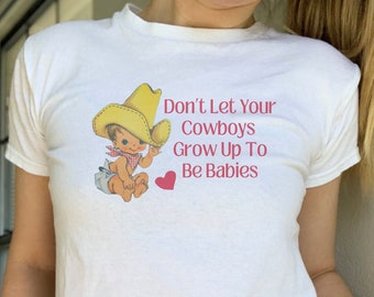 Vintage Cowboy Baby Tee Funny Country Tshirt For Rodeo Retro Western Shirt For Summer Trendy Country Concert Gift For Teenager Aesthetic Top