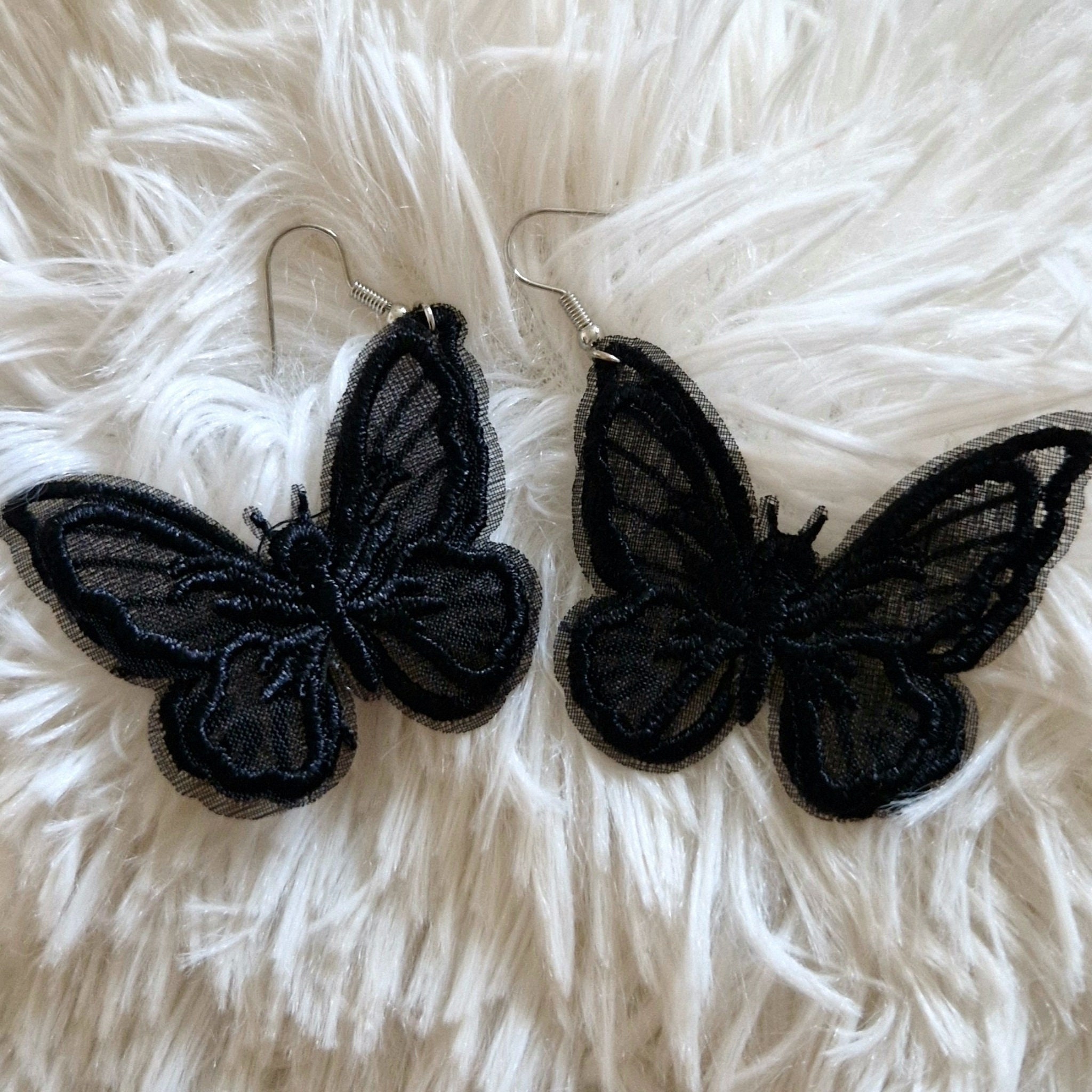 New Exquisite Crystal Black Butterfly Earrings for Women Trend Temperament  Zircon Stud Earrings Wedding Jewelry Birthday Gifts - AliExpress