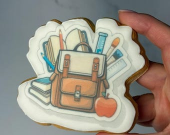 BACKPACK STL cookie cutter+matching clipart