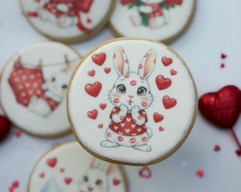 St. Valentines Icing Cookies