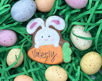 Easter bunny with carrot STL File (Digital Download)