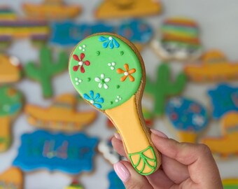 Taco party cookies