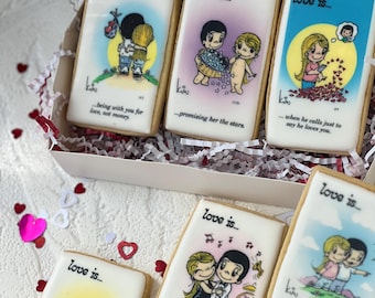Love is… icing cookies