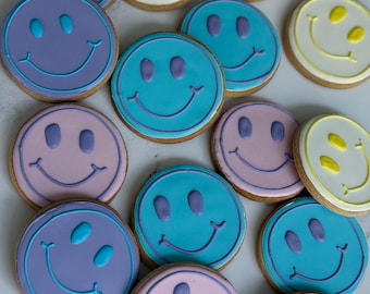 Smile custom cookies