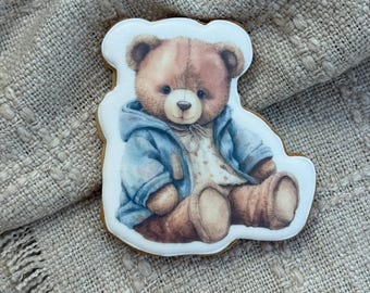 TEDDY BEAR STL cookie cutter+matching clipart