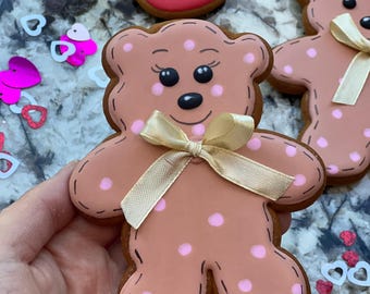 Teddy bear cookies