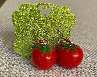Tomato Earrings
