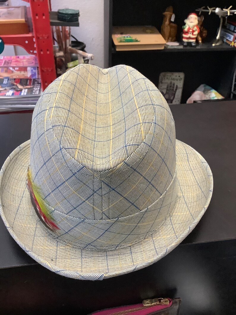 Mens Vintage 70s Fedora Hat Etsy