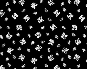 Paisley Bandana Pattern: Seamless Stencil Cut File (SVG, AI, PNG)