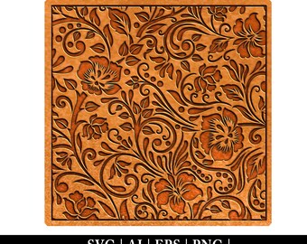 小物 vintage western flower design leather Amazon.com: DuroLast™ Vintage Western Floral Pu Leather