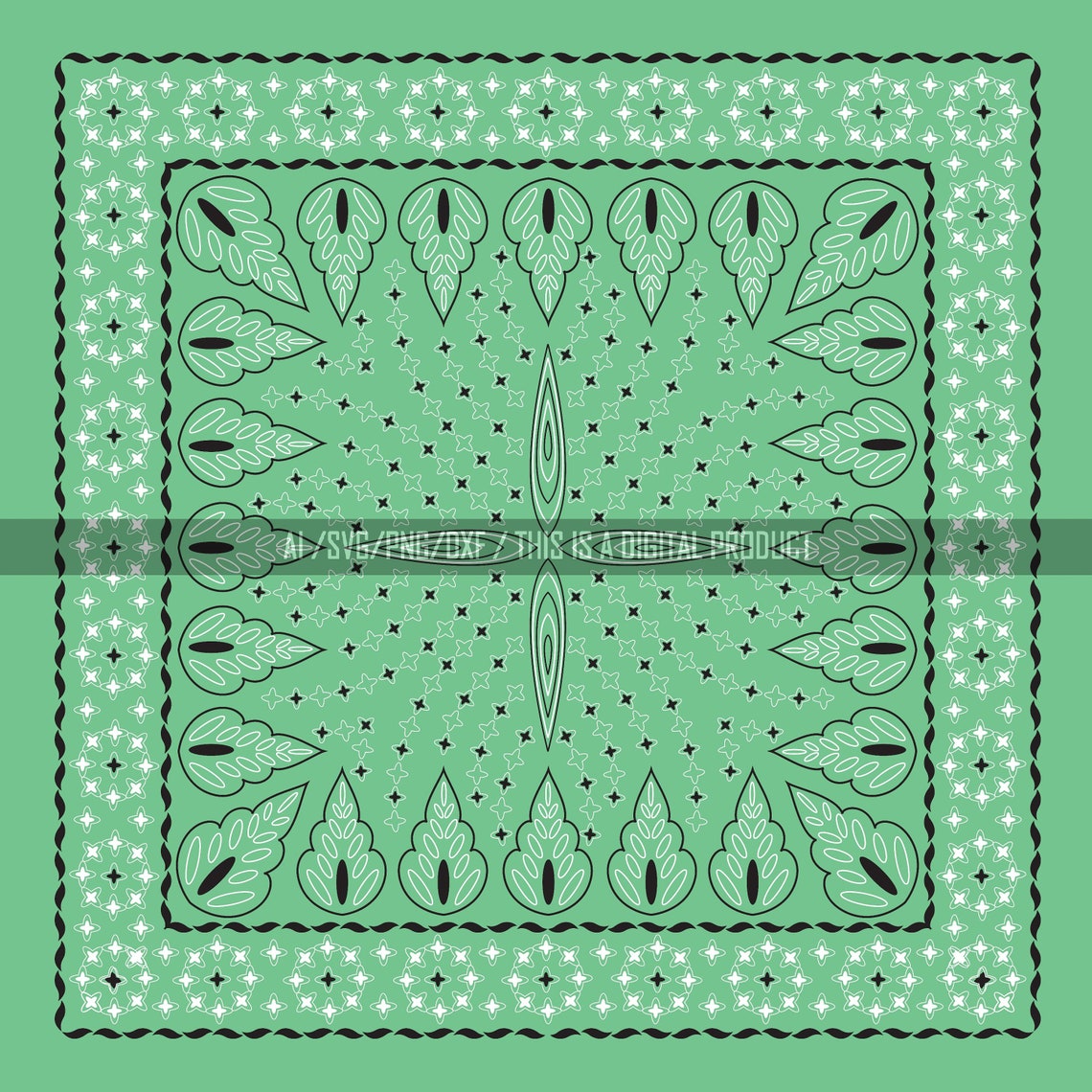 Bandana Sparks Design Pattern Svg ,png Transparent File for Printing on ...