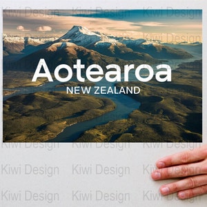 Aotearoa New Zealand Digital Download Wall Art, New Zealand Landscape Photography, Instant Download, Digital File Art Print