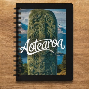 Aotearoa Digital Download, New Zealand Maori Art Print, Instant Download Wall Art, Polynesian Tiki Totem Decor, Scenic Landscape