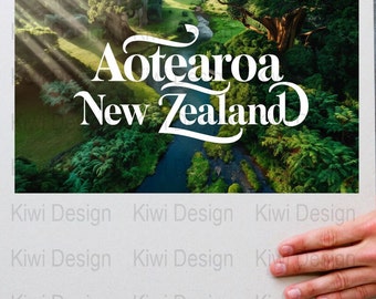 Landschapsfotografie in Aotearoa, Nieuw-Zeeland, Māori-kunst (digitale download)
