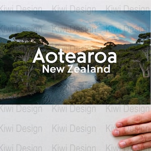 Aotearoa New Zealand Digital Download Wall Art, New Zealand Landscape Photography, Instant Download, Digital File Art Print