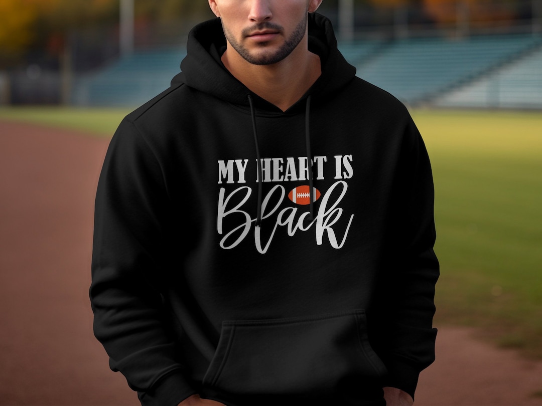 My Heart is Black New Zealand Rugby Hoodie Etsy
