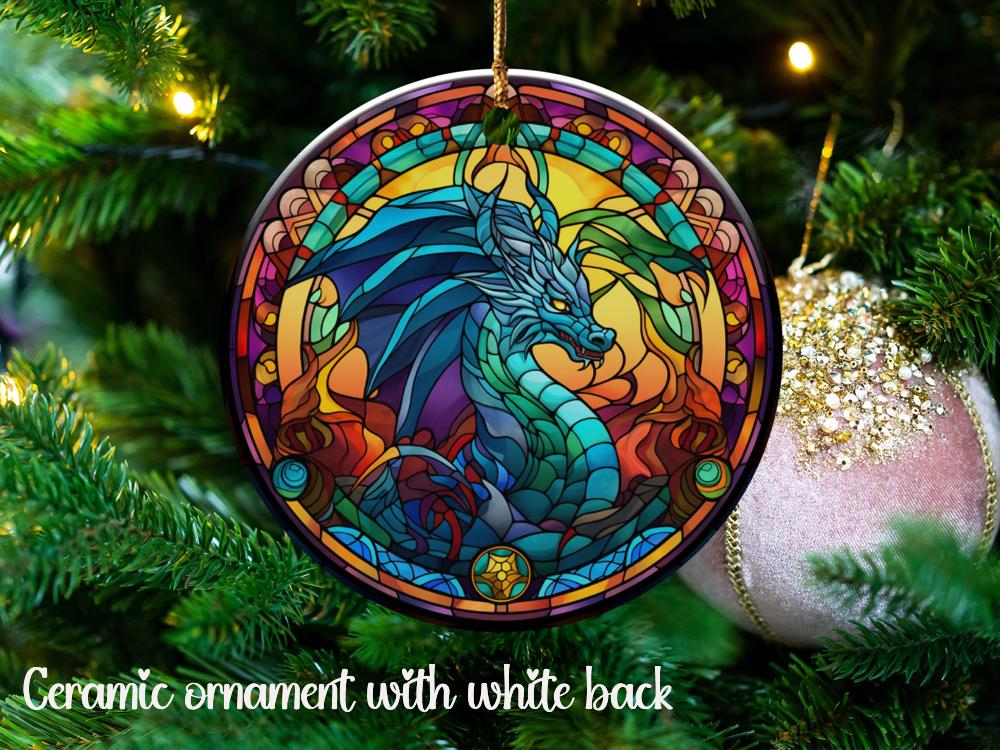 Acchiappasole In Vetro Colorato Con Drago RIVEENY - 20 Cm, Decorazione Da Finestra Per Interni Ed Esterni, Regalo Ideale