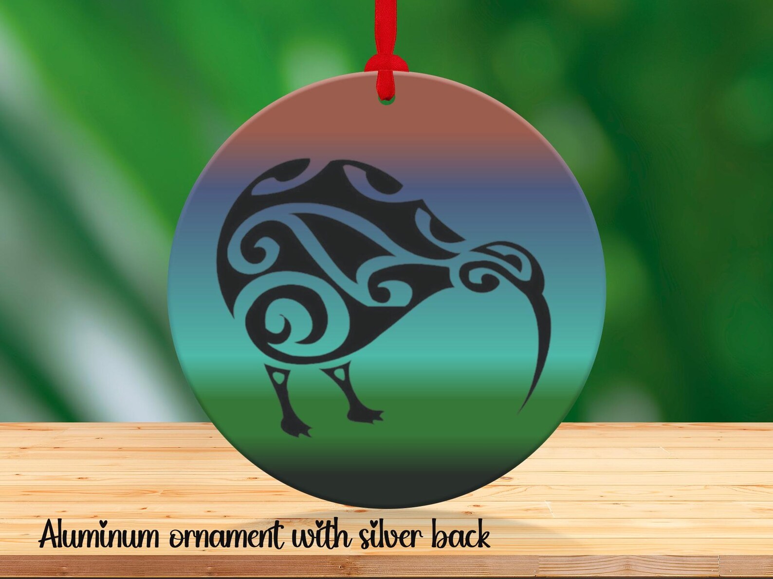 Kiwi Bird Ornament, Tribal Koru Design, Aotearoa Souvenir (ceramic) - Etsy