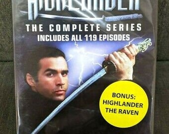 HIGHLANDER: the Complete TV Series, All 6 Seasons, 119 Episodes +