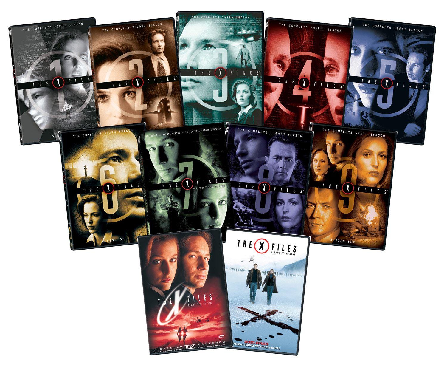 THE X-FILES Complete Original Series DVD 9 Seasons + Movies - Etsy