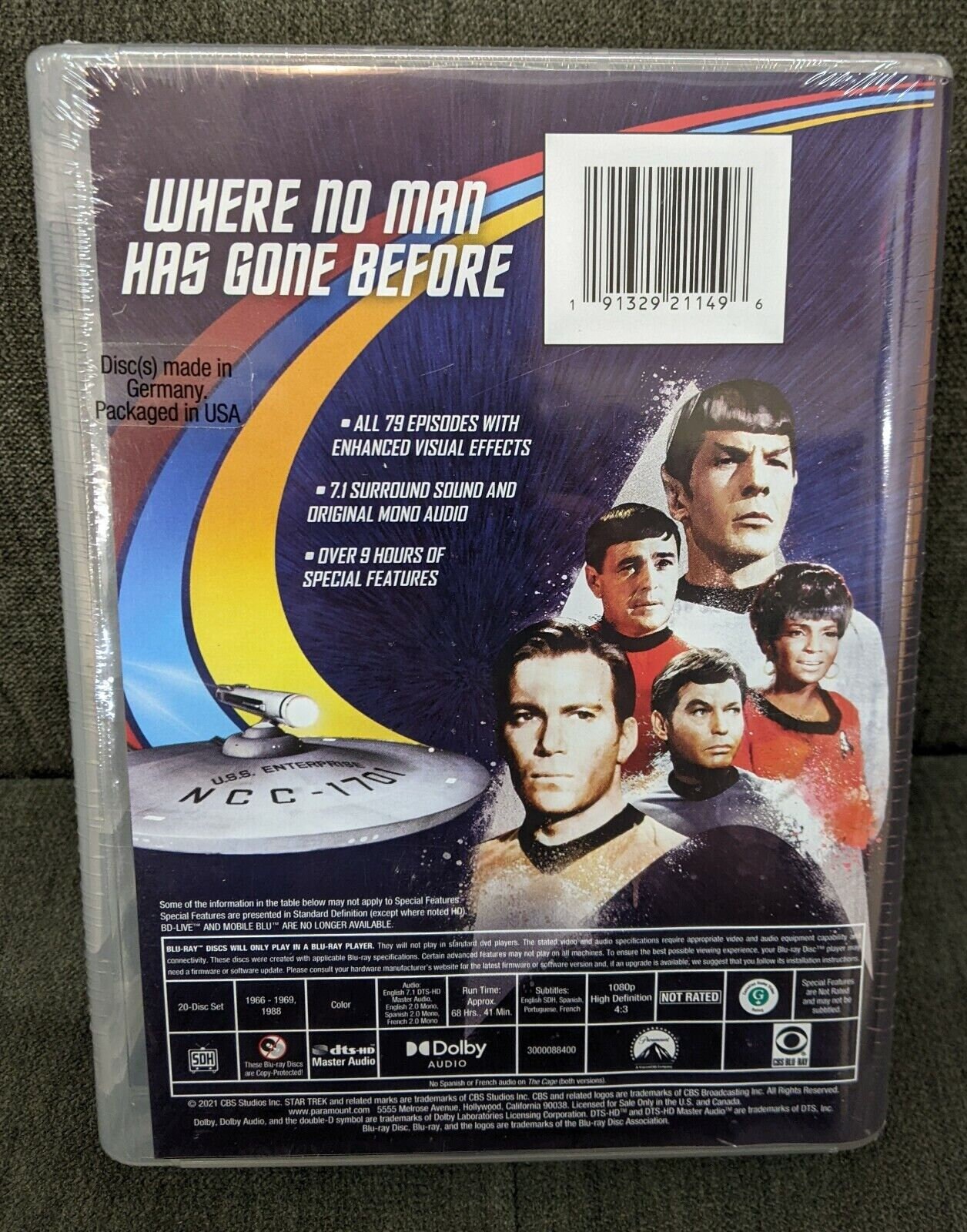 STAR TREK: THE Original Series - the Complete Tv Classic, New Blu