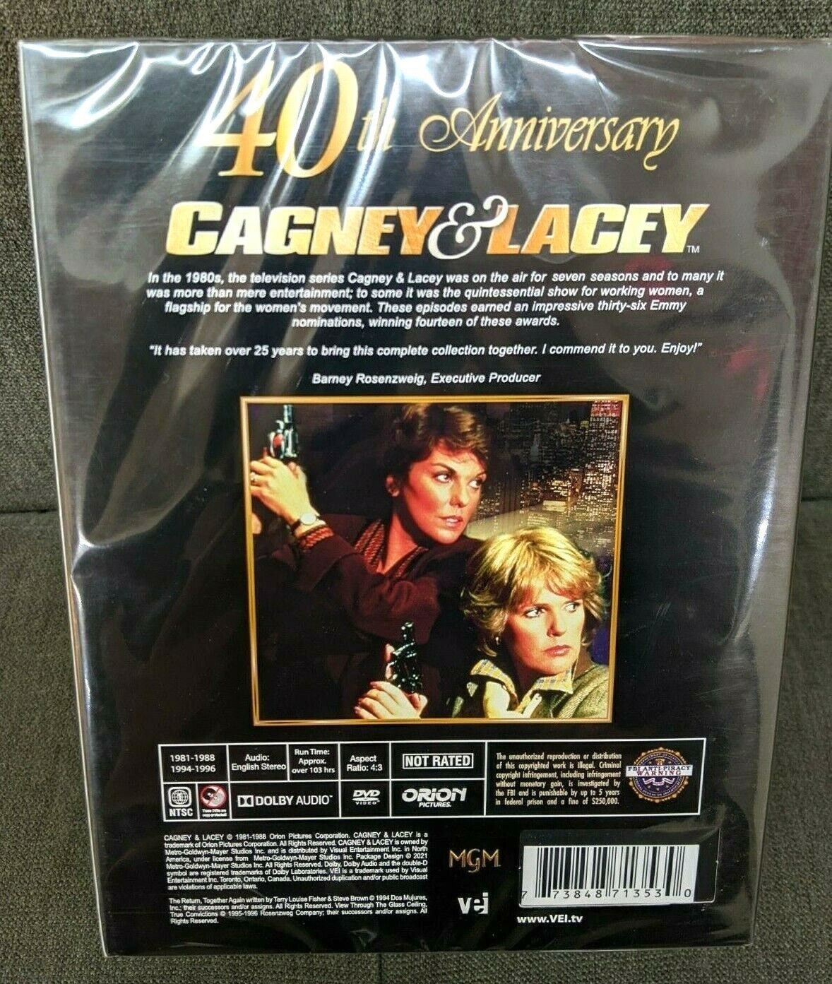 CAGNEY and LACEY the Complete Series 40th Anniversary Dvd 7