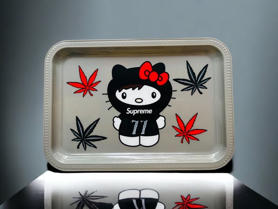 Hello Kitty Rolling Tray, Peso Pluma Rolling Tray, Double P Rolling Tray, Hello  Kitty Peso Pluma, Supreme Rolling Tray 