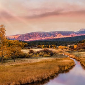 San Juan Mountains Print: Colorado Golden Hour Landscape Photography