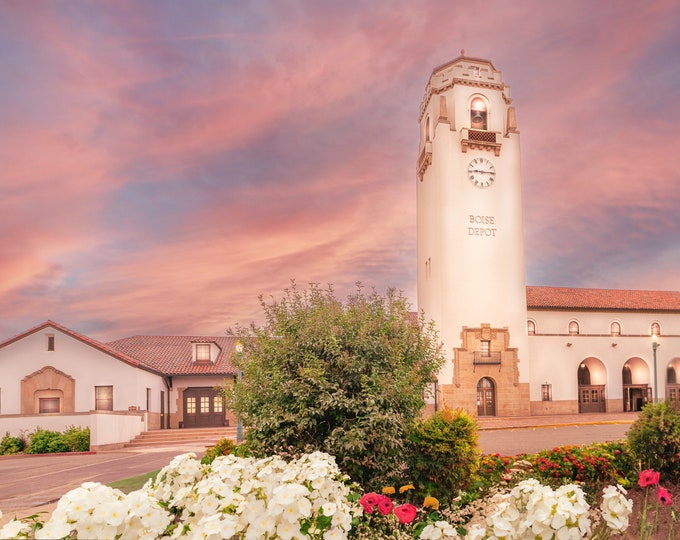 Boise Train Depot - Idaho's Capitol City - Fine Art Photography - Print-Canvas-Metal-Acrylic Wall Décor or Gift