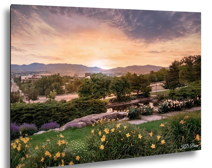 Boise Sunrise, Tranquil Cityscape Fine Art Photography
