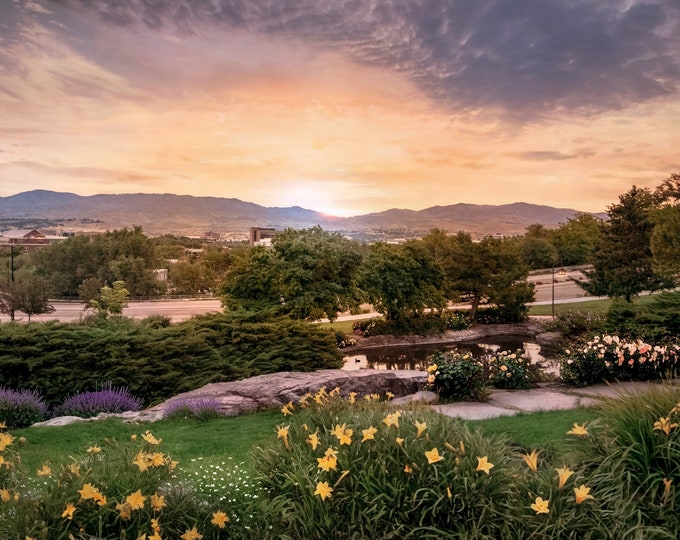 Boise Sunrise, Treasure Valley City of Trees - Idaho Capitol City - Fine Art Photography - Print-Canvas-Metal-Acrylic Wall Décor or Gift