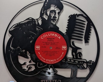 Elvis Presley - Laser Cut Schallplatten Kunst - Wandkunst - Raumdekor - Musikgeschenke für jeden Anlass