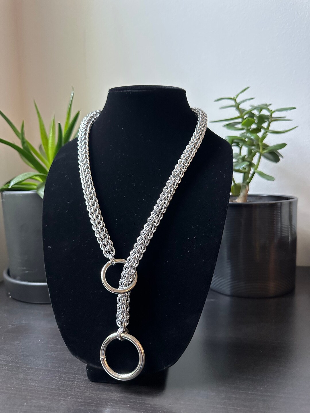 The Zeke Full Persian Chainmail Dog Collar Necklace Etsy