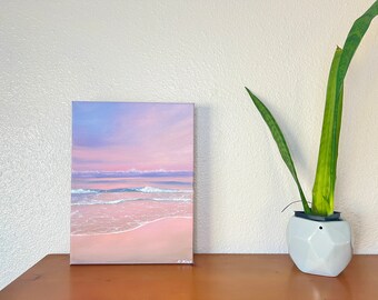 Original Sunset Oil Painting; Original art; Original Painting;Beach Painting