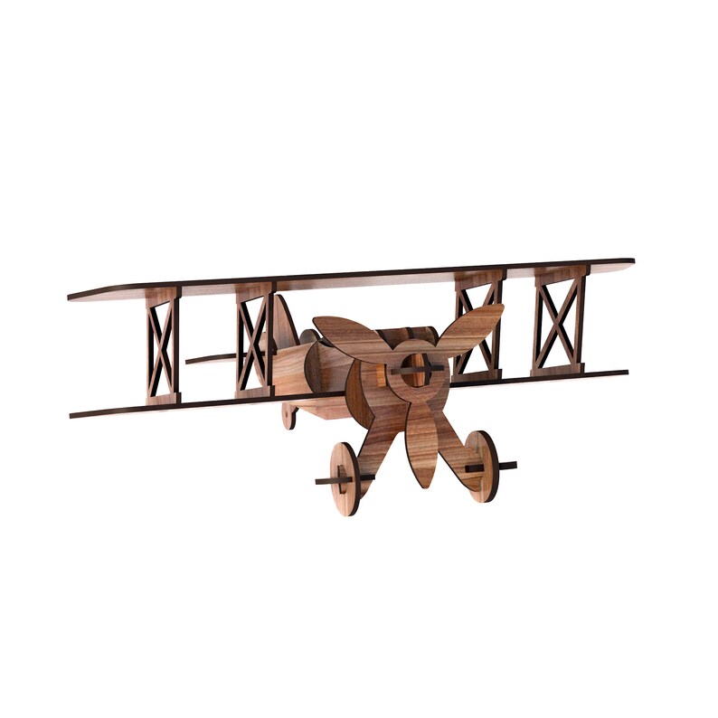 Airplane Laser Cut Wood Toy Digital Files for Laser Cutting Etsy