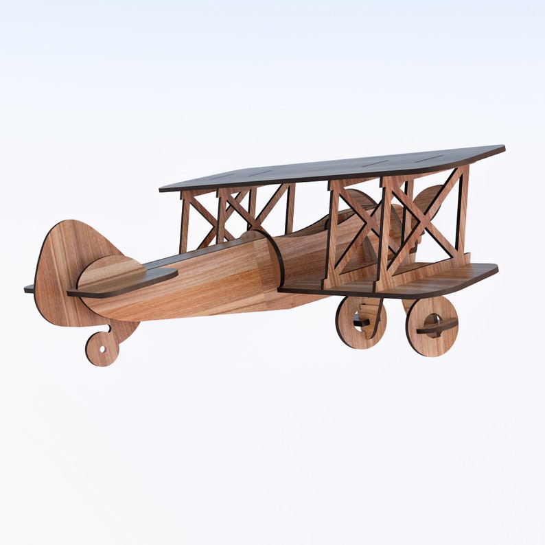 Airplane Laser Cut Wood Toy Digital Files for Laser Cutting Etsy