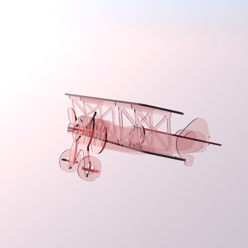Airplane Laser Cut Wood Toy Digital Files for Laser Cutting Etsy