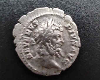 Authentic Denarius of Emperor Septimius Severus Roman coin N6