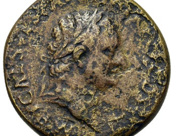 Authentic sestertius Emperor Titus Roman Coin