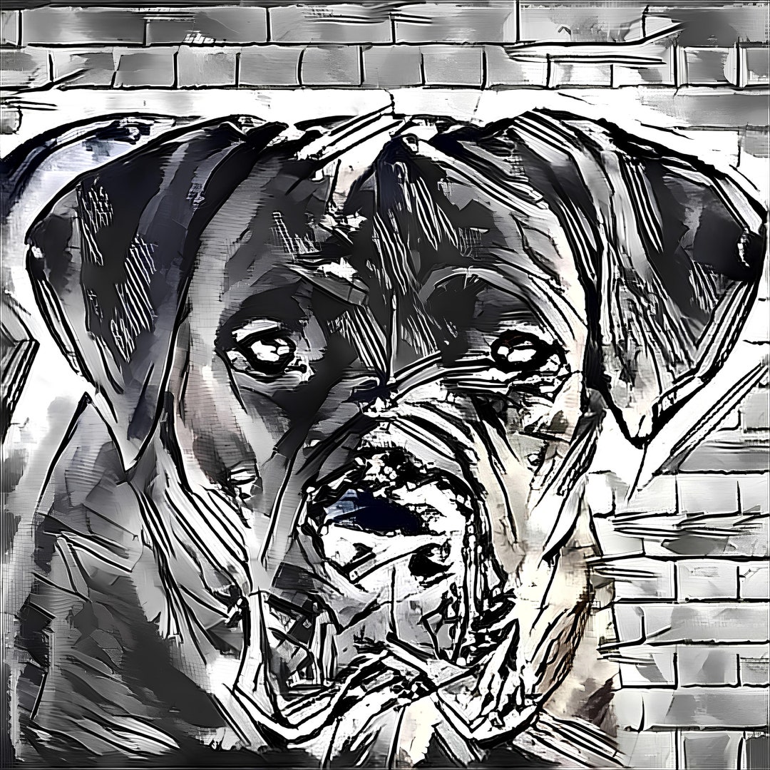 18 Art Styles of Cane Corso Art Pet Portrait Painting Etsy
