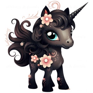 Cute Unicorn Sticker | Vinyl Decal for Laptops, Water Bottles & Scrapbooking | Adorable Unicorn Art