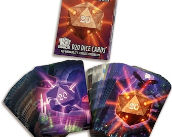 Baraja de Fundadores - Cartas de Dados D20 - D&D / Daggerheart / Cualquier TTRPG